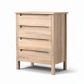 Meuble de rangement en bois clair avec quatre tiroirs dimensions 50 x 40 x 90cm